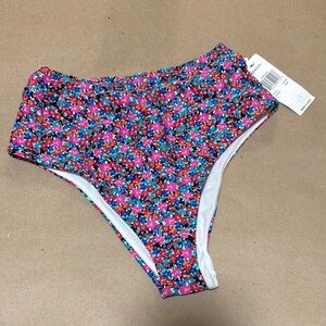 Raisins Pink Floral Cheeky Bikini Bottoms